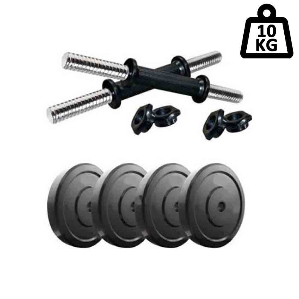 MUSKULAR PVC Dumbbell Set ( Set of 6 , 10 kg )
