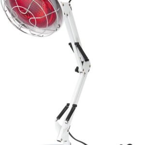 Serfory Infrared Lamp, 150W Near Infrared Light Therapy with Stand Sturdy, Adjustable Red Light Heat Lamp Intensity & Angle, Red Light Therapy Bulb for Body Neck Shoulder Joints Back Pain Relief