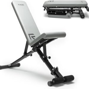 Weight Bench Press Seat, Folding Bench for Home Gym, Adjustable Bench for Weight Lifting, Strength Training Bench for Full Body Workout, Incline Decline Workout Bench, Stable Gym Bench