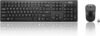 Lenovo 100 Wireless Keyboard and Mouse Combo – Cordless Set with Spill Resistant Quiet Keys – 3-Zone Keyboard – Ambidextrous Mouse – Compact Design – Wireless USB -Black