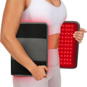 Comfytemp 24’’ x 12’’ Large Red Light Therapy Pad for Body, FSA HSA Eligible Near Infrared Light Therapy Wrap with Timer, 242 LEDs Light Therapy Pad for Back Shoulder Joint Muscle Pain Relief, 32W