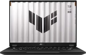 ASUS TUF Gaming A14 Copilot+ PC Gaming Laptop, 14” WQXGA 16:10 165Hz Display, AMD Ryzen™ AI 7 8845HS, NVIDIA® GeForce RTX™ 4050, 16GB LPDDR5X, 512GB PCIe® Gen 4.0 SSD, Wi-Fi 6E, Windows 11 Home