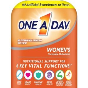 One A Day Women’s Multivitamin with Vitamin A, C, D, E and all 8 B vitamins, Calcium, Vitamins for Women, for Bone Health, Skin Health & Immune Health Support , 200 Count