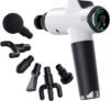 Fusion Black Pro Deep Tissue Massage Gun for Athletes – Percussion Muscle Massager for Pain Relief and Relaxation – Chiropractor Body Massager