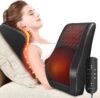 Boriwat Back Massager with Heat, 3D Kneading Massage Pillow for Back, Neck, Shoulder, Leg Pain Relief Deep Tissue, Gifts for Women Men Mom Dad, FSA HSA Eligible