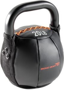 BIONIC BODY by Marcy Soft Kettlebell with Handle for Weightlifting, Conditioning, Strength and core Training