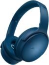 Bose QuietComfort Bluetooth Headphones, Wireless Headphones with Active Over Ear Noise Cancelling and Mic, Deep Bass, Up to 24 Hours of Playtime, Twilight Blue – Limited Edition Color