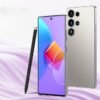 M25 Ultra Cell Phone 12GB+512GB Unlocked Smartphone 6.8″ Stylus Pen Android 5G 7800mAh Long Battery Life Face ID 12-Core Processor AMOLED Display 108MP Triple Camera 78MP Selfie Dual SIM (Grey)